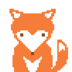 pixel fox pixel art