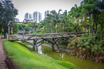 grass, green, tree, landscape, architecture, water, river, bridge