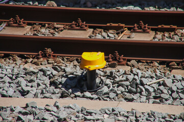 WAK (Wissel Aansluit Kastje) for switch connection to cables along rail