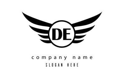 DE wings latter logo