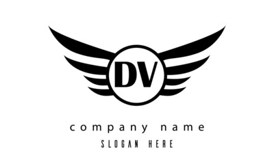 DV wings latter logo