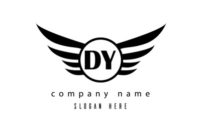 DY wings latter logo