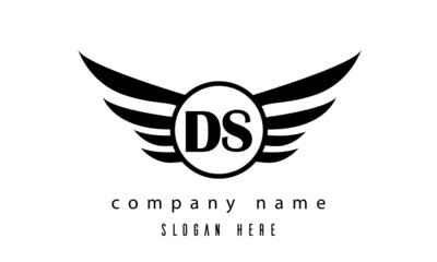 DS wings latter logo