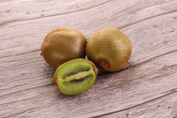 Sweet ripe and juicy kiwi fruit