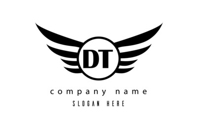 DT wings latter logo