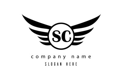 SC wings latter logo