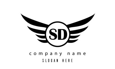 SD wings latter logo