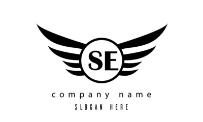 SE wings latter logo