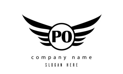PO wings latter logo