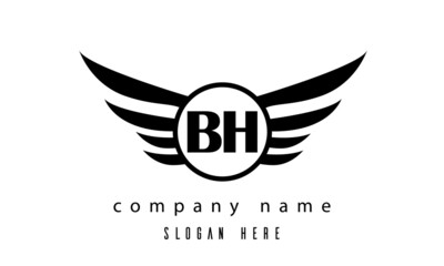BH wings latter logo