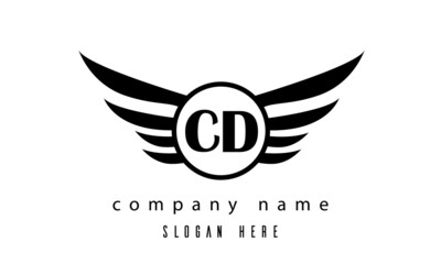 CD wings latter logo