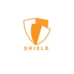 shield logo design vector, shield element logo design template