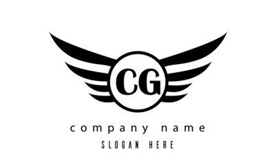 CG wings latter logo