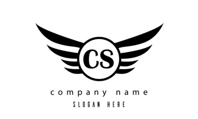 CS wings latter logo