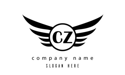 CZ wings latter logo