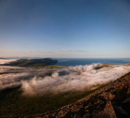 Atlantic coast from above
