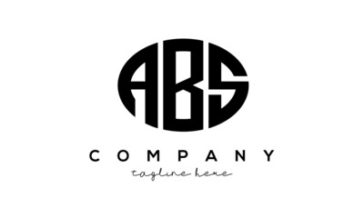 ABS three Letters creative circle logo design
