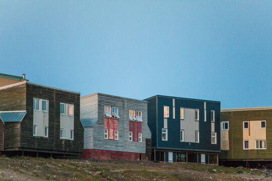 Unique custom Square home village in Iqaluit, Canada.