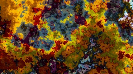 Plakat Digital fractal pattern. Abstract background.