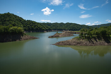 Fototapeta premium 夏のシューパロ湖
