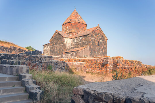 Sevanavank is a monastic complex located on a peninsula at the northwestern shore of Lake Sevan in the Gegharkunik Province of Armenia, the monastery of Sevanavank was founded in 874 by Princess Maria