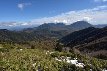 Climbing from Nikko Yumoto to Mount shirane, Tochigi, Japan 
