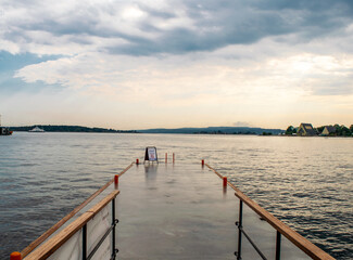 Obraz premium Scandinavian pier