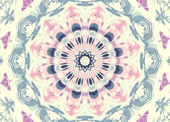 Digital fractal pattern. Abstract background.