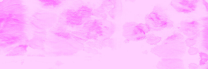 Bright banner Shibori blue, turquoise, purple and