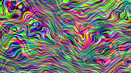 Fototapeta premium Digital fractal pattern. Abstract background.