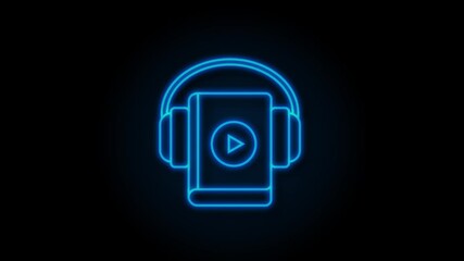 Concept audio book for web page, banner, social media. Motion graphics.