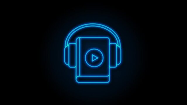 Concept audio book for web page, banner, social media. Motion graphics.
