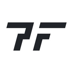 FP letter logo, modern and minimal design concept, logo, logotype element for template.