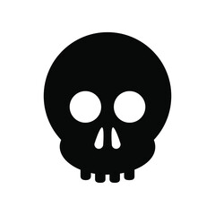 Scull vector icon set. Skeleton illustration symbol collection. halloween sign or logo.