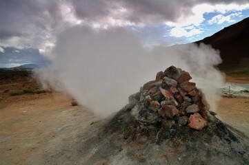 Volcanic activity in Namafjall/Hverir