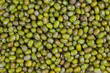 Mung beans background.