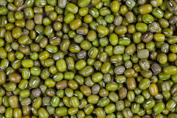 Mung beans background.
