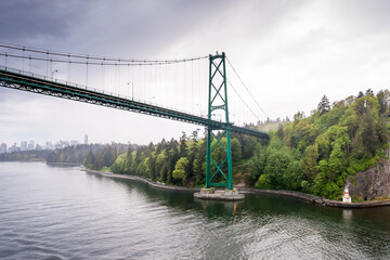 Lions Gate Bridge in Vancouver