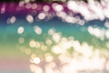 Obraz premium Colorful blur natural bokeh background.