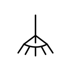 rake icon logo vector design element