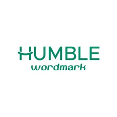 Unique and clean wordmark logo about, letter H, humble and smile. EPS 10, Vector.