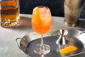 Boozy Refreshing Bourbon Spritz Cocktail