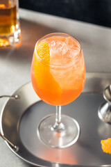 Boozy Refreshing Bourbon Spritz Cocktail