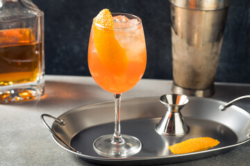 Boozy Refreshing Bourbon Spritz Cocktail