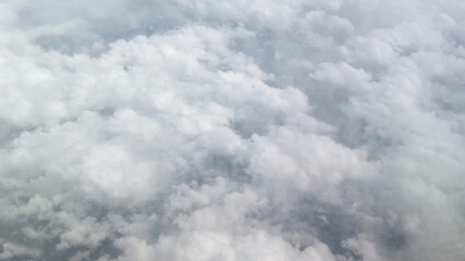 El Masnou, Barcelona, Spain: 07.27.2021; The pattern of the clouds