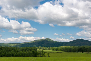 Summer scene in the heart of the Adirondack Mountains