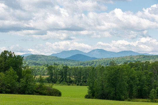 Summer scene in the heart of the Adirondack Mountains