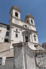 Rome, Piazza di Spagna, Trinità dei Monti church