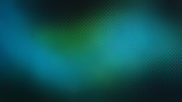 blurry blue and green gradient color with halftone. abstract circle layer on dark blue and green background. vibrant abstract background use for template, advertising, invitation card.