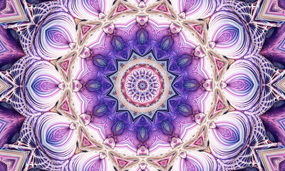 Geometric necromantic pattern, mandala art. kaleidoscope to summon spirits In the shape of hexagons, triangles and stars. Kaledoscope pattern for scrapbooking, gift wrapping